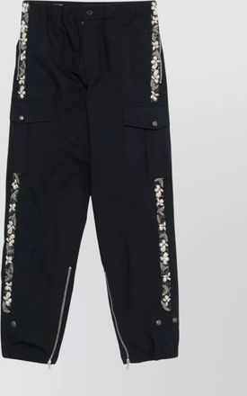 Dries Van Noten cotton straight-leg trousers