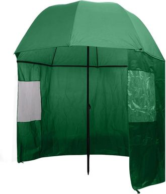 vidaXL Paraguas De Pesca Verde 300x240 Cm Vidaxl