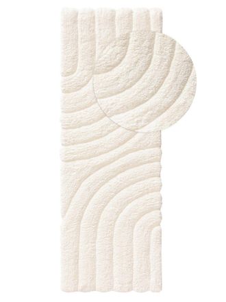 benuta Alfombra de pasillo crema 70x200