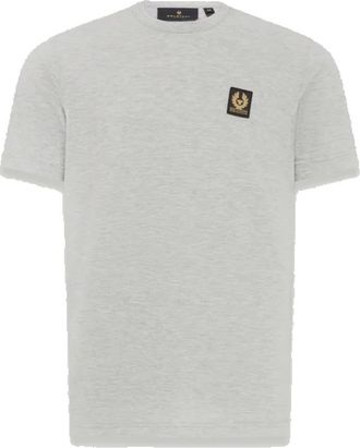 Belstaff Phoenix Patch Tee - Heren - T-shirts - Grijs - M - Katoen - Tops