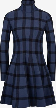 Antonino Valenti Ausgestelltes kariertes Milano-Jersey-Minikleid Anita Skater