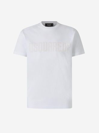 Dsquared2 3D Printed Cotton T-Shirt