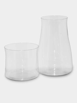 Lobmeyr Night Set Hand-Blown Crystal Carafe and Tumbler