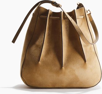 H&M Umh&auml;ngetasche mit Biesen - Beige