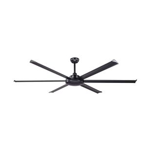 Netlighting Rotterdam XL 6 Blade Ceiling Fan Matt Black