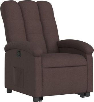 vidaXL Vidaxl - Sill&oacute;n Reclinable Elevable Tela Marr&oacute;n Oscuro