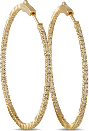 Luxury Bazaar Orecchini a cerchio con diamanti - Oro