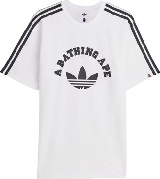 adidas x Bape T-Shirt Asia Sizing White JN7120