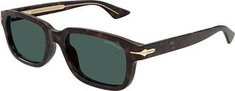 Montblanc MB0436S 002 Mens Sunglasses Tortoiseshell Size 54