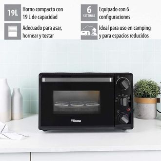 Tristar Mini Horno Tristar Ov3622 Sin Instalacion, 19l. 800w. Conveccion, Temporizad.60 Min