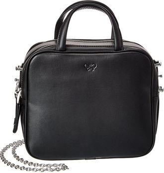 Max Mara Teak Leather Shoulder Bag