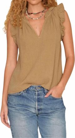 Xirena Bex Sleeveless Top In Beige
