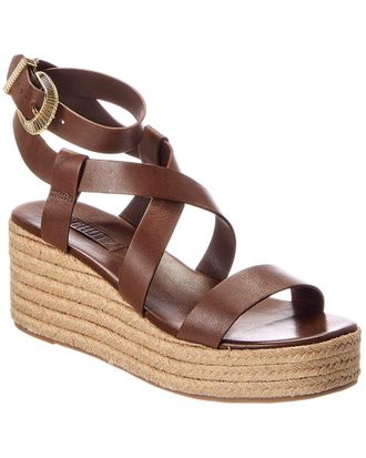 Schutz Harper Leather Flatform Sandal