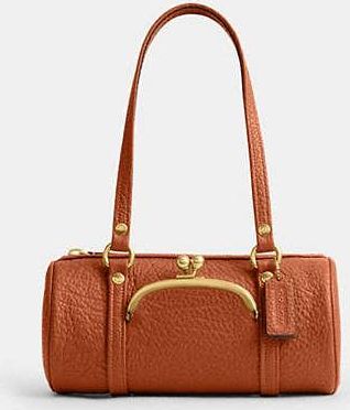 Coach Kisslock Barrel Bag 28