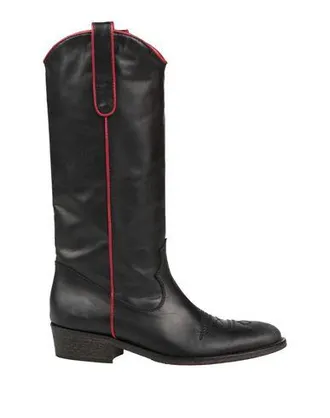 ブーツその他 Via Roma 15 Black Suede Heeled High Boot Via Roma 15 High Heels Boots In Black Suede | italist