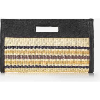 Gigi New York Remy Clutch in Natural Raffia at Nordstrom