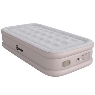 OUTSUNNY Colch&oacute;n Hinchable Individual 190x97x39 Cm Con Bomba, Inflado 3 Min Desinflado 2 Min, Plegable, Impermeable, Bolsa, Carga 200 Kg, Caqui
