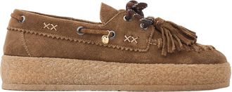 VIA VAI Rox Romee Loafer - Dames - Bootschoenen - Bruin - 40 EU - Leer - Schoenen