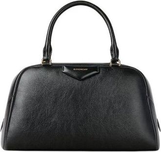 Givenchy Handbags, female, Black, Size: ONE SIZE Antigona East-West Bowling Bag