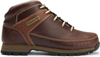 Timberland Mens Euro Sprint Hiker Boots - Brown Leather - Size UK 11.5
