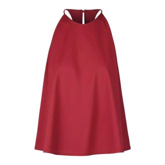 Liviana Conti Sleeveless Tops, female, Red, Size: L Top Hope Svasato