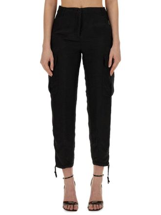 Aspesi Regular Fit Cargo Pants With Adjustable Hems And Side Pockets