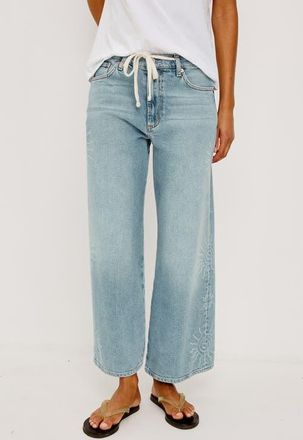 Rails Angeleno Drawstring Crop Wide Leg Jeans in Soleil Laser at Nordstrom, Size 31