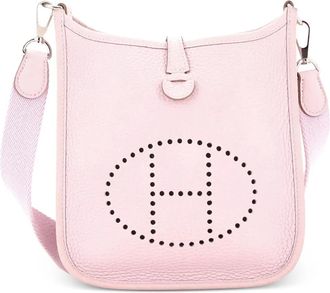 Herm&egrave;s Evelyne Bag Gen III Clemence TPM crossbody bag - Pink