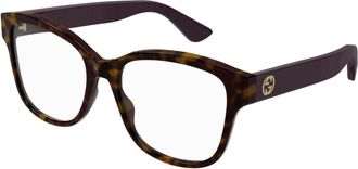 Gucci Optisch Montuur - Dames - Brillen - Bruin - 54 MM - Accessoires