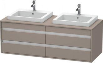 Duravit Mueble De Pared Duravit Ketho 6757, 4 Cajones, 1400mm, Para 2