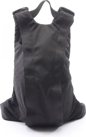 Bottega Veneta Black Nylon Backpack Handbag (Pre-Owned)