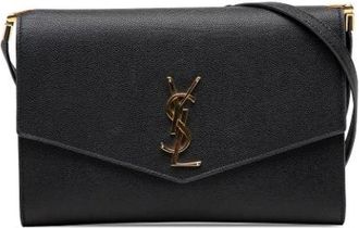 Saint Laurent Pre-owned Cross Body Bags, female, Black, Size: ONE SIZE Pre-owned Vintage Cross Body Bag