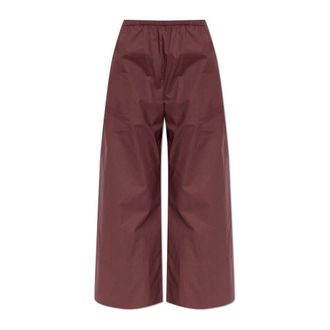 By Malene Birger Luisa Broeken - Dames - Vrijetijds broeken - Rood - M - Katoen - Broeken