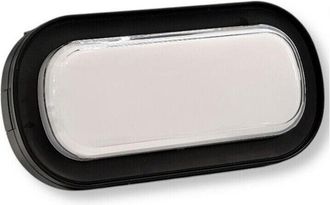 Trade Shop Trade Shop - Pared Led Aplique Techo Techo Oval Oval Techo 23 Vatios Cct Switch Ip65 Xg-907-3c - Negro