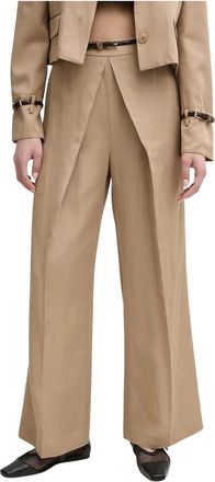 Isabelle Blanche Mujer, Pantalones, Beige, Talla: S