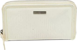 Burberry Portafoglio goffrato - Bianco
