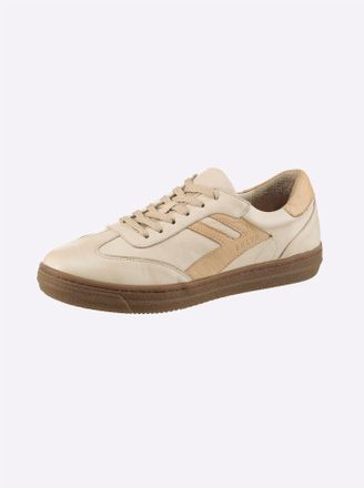 Andrea Conti Sneaker ANDREA CONTI, Damen, Gr. 36, braun (creme, camel), Glattleder, Leder, Rindsleder, Schuhe Sneaker