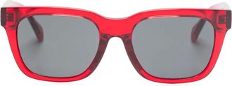 Versace square-frame sunglasses - kids - Acetate - OS - Red
