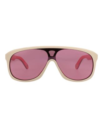 Chlo&eacute; Aviator-Frame Recycled Acetate Sunglasses