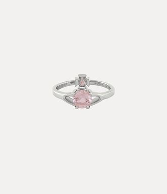 Vivienne Westwood Reina Petite Ring Platinum-champagne-cz Platinum-champagne-cz Unisex