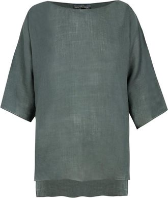 Cortana Dames, Blouses & Shirts, Groen, Maat: S Zijde