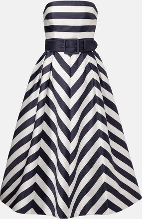 Rebecca Vallance Abito midi Ariadne a righe