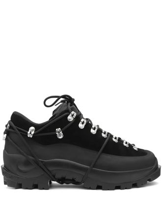 Heliot Emil low hiking boots - men - Recycled Rubber/Polyester/Leather/Rubber - 40 - Black
