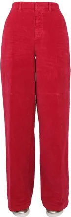 Dsquared2 Fuchsia Straight Flat Front Pants