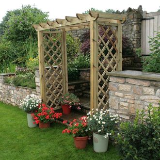 Charles Bentley Wooden British Made Cotswold Garden Arch
