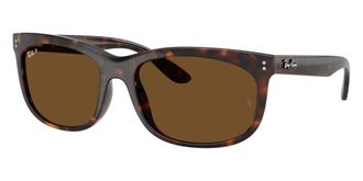 Ray-Ban BALORETTE Polarized Brown Square Unisex Sunglasses RB2389F 902/57 60