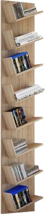 ebuy24 Ebuy24 - Colgante De Estante De Madera Vcm Estante De Ahorro De Espacio Dimensiones: Al. 180 X An. 33 X D. 16 Cm Colgante Elegante Estante De Almacena