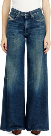Diesel Flare Jeans Regular Waist 1978 D-Akemi - Jeans - Woman - Blue