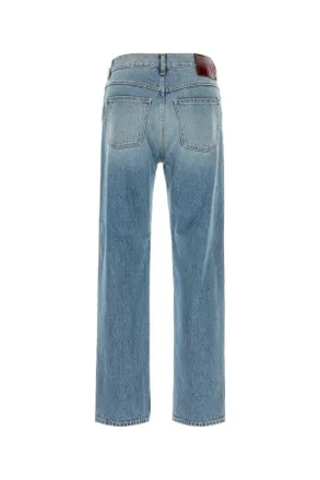 Gucci Mens Denim Jeans Blue Exterior: Cotton