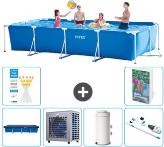 Intex Piscina Con Estructura Rectangular - 450x220x84 Cm - 7-piezas S25